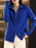Dames Vest met Dubbele Rits – Celeste