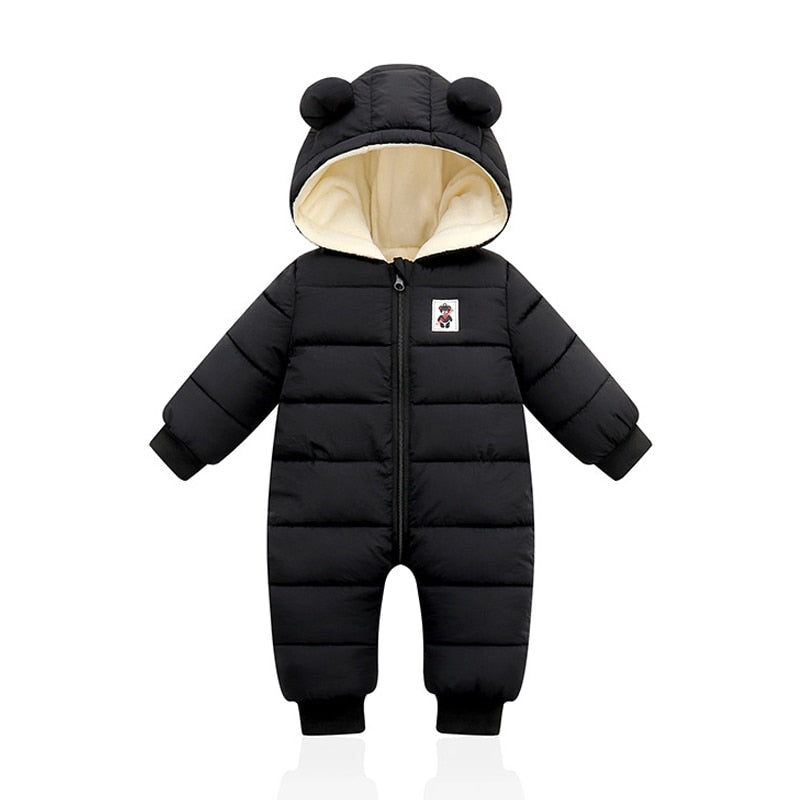 Little Baby Winter Romper | Met schattige berenoortjes