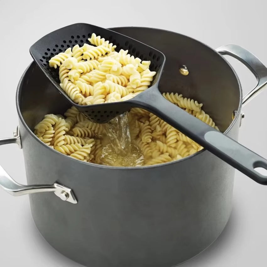 Grote PP Keukenlepel voor Afgieten en Serveren - EasyDrain