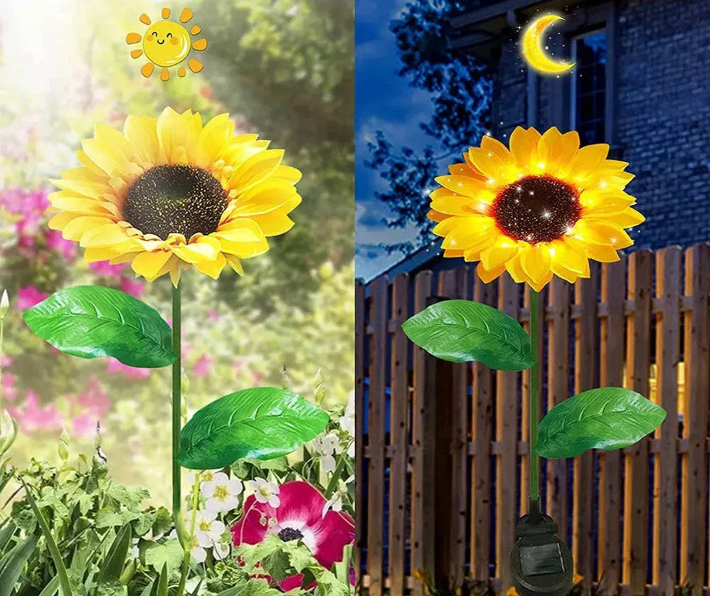 Waterdichte Zonne-energie Zonnebloem Lamp - SolarBloom
