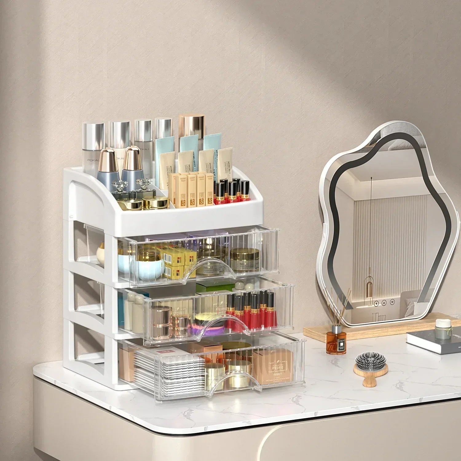 Transparante Acryl Make-up Organizer - Clarityn