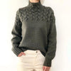 Gebreide Dames Herfsttrui met Col – Sienna