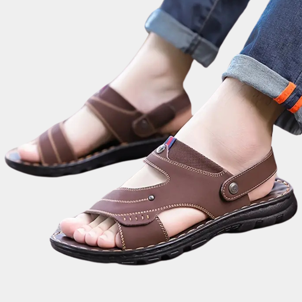 Casual Leren Sandalen voor Heren - Leon