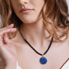Ronde Lapis Ketting - Astrid
