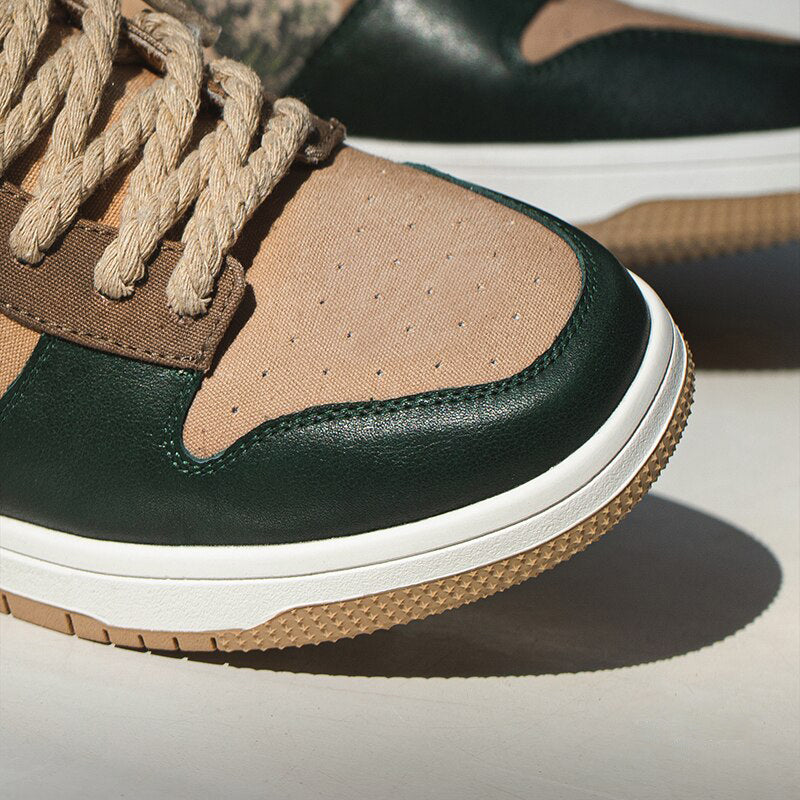 Kunstenaar uniseks plateau-sneakers met golvenmotief - Daiki