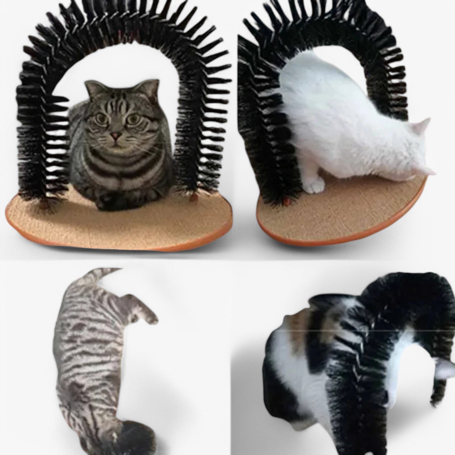 Self-Care Krab- en Massageboog voor Katten – Mira