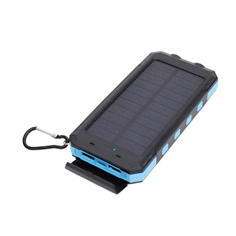 Zonne-energie Powerbank met Zaklamp - SolarCharge Pro