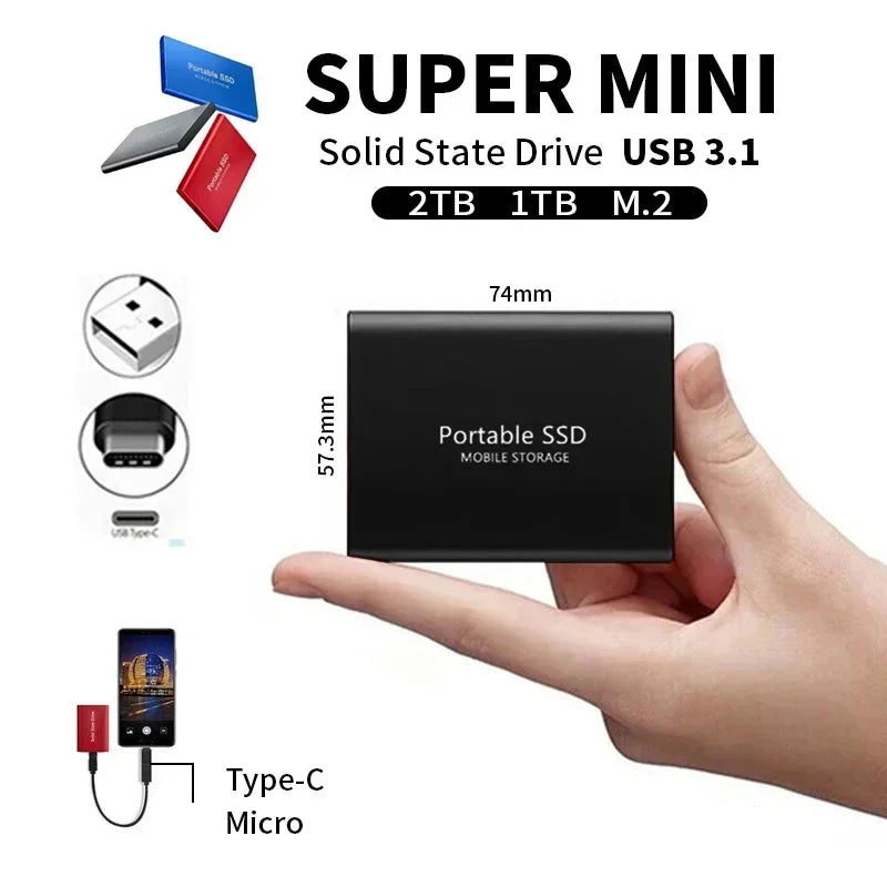 Ultrasnelle Externe SSD - SpeedDrive Pro