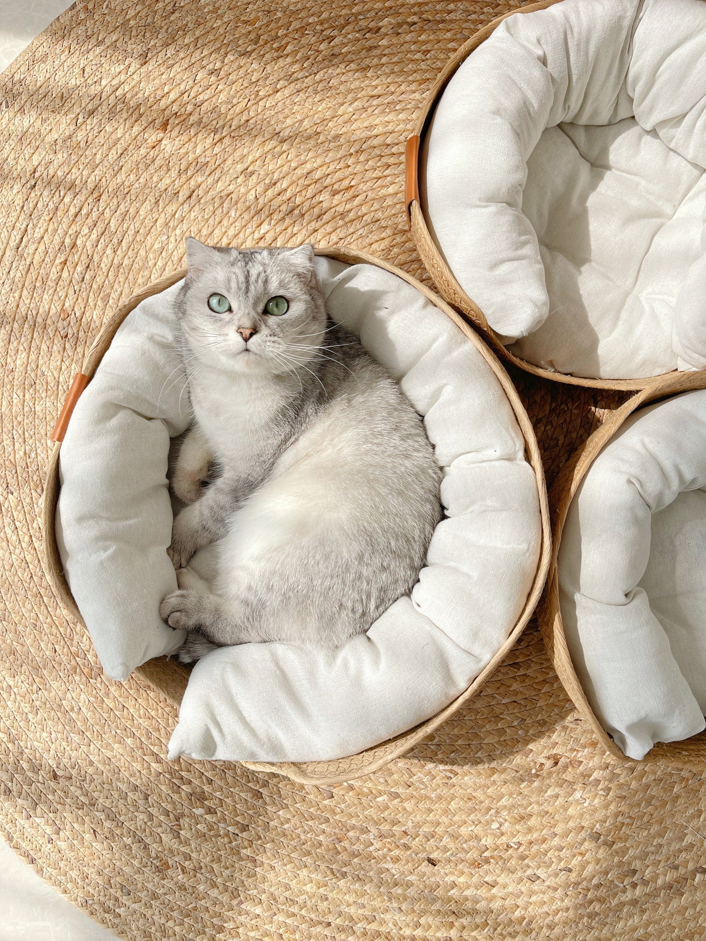 Handgemaakt Comfortabel Bed voor Katten - LuxeSnooze