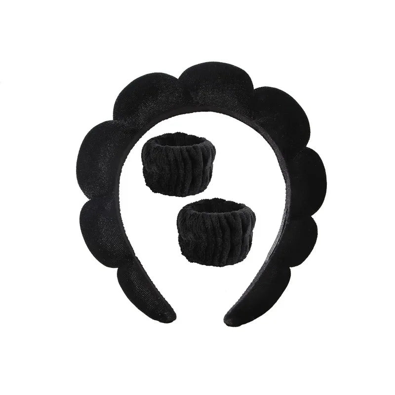 Pluche Spa Hoofdband & Polsband Set - Fluffiea