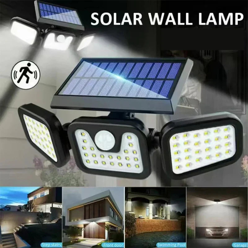 Zonne-Energie Wandlamp - EcoBright