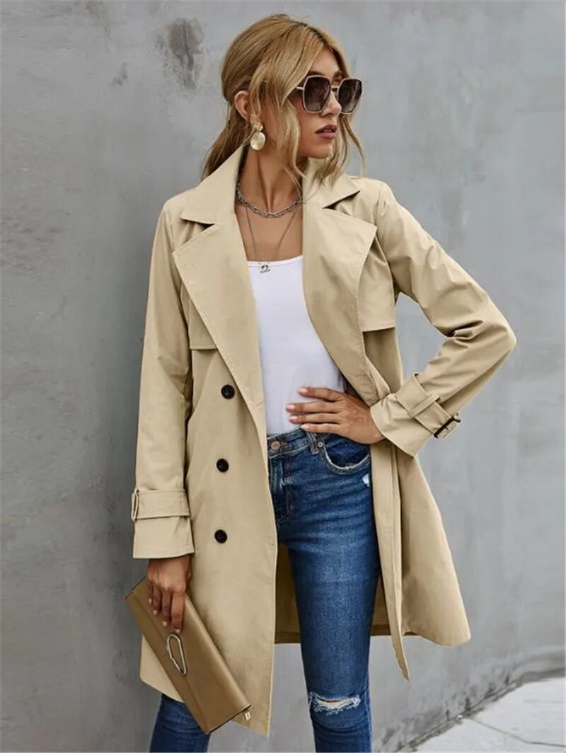 Kelly Trench Coat | Strak & Stijlvol