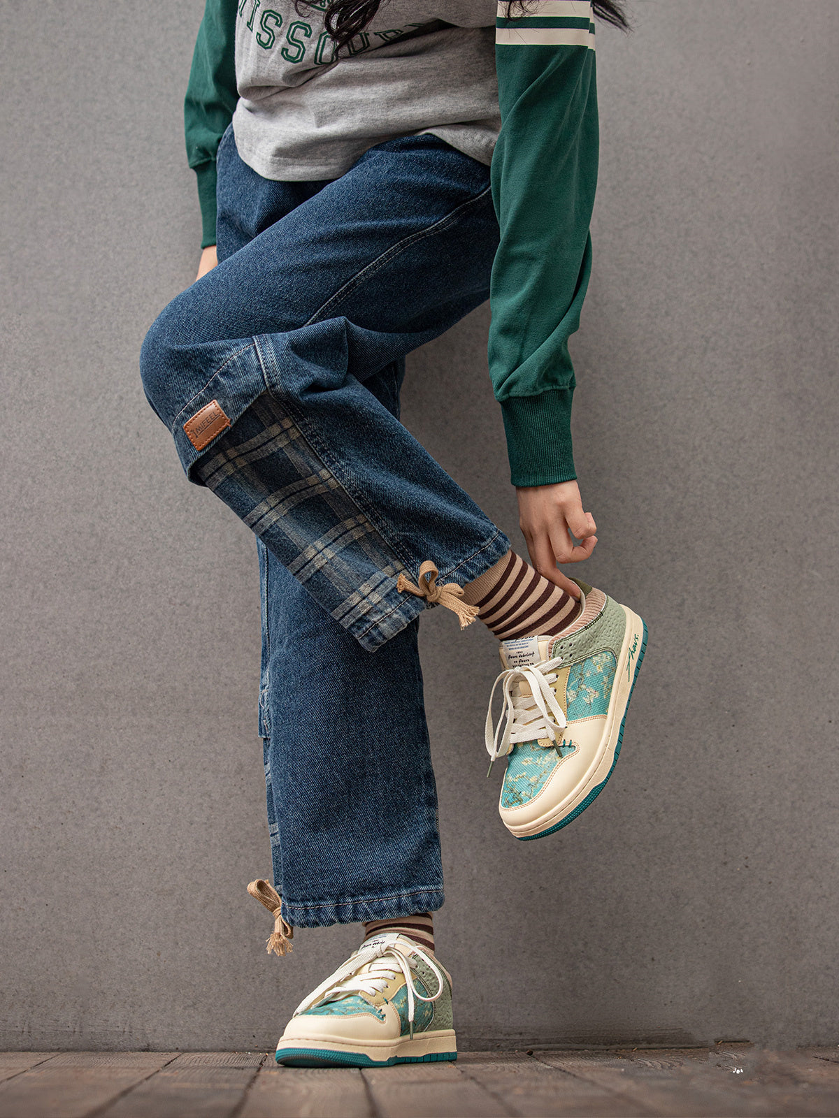 Stijlvolle uniseks kunstsneakers met Amandelbloesemprint - Arta