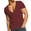 Lässig en figuuraccentuerend heren V-hals T-shirt – Jonas