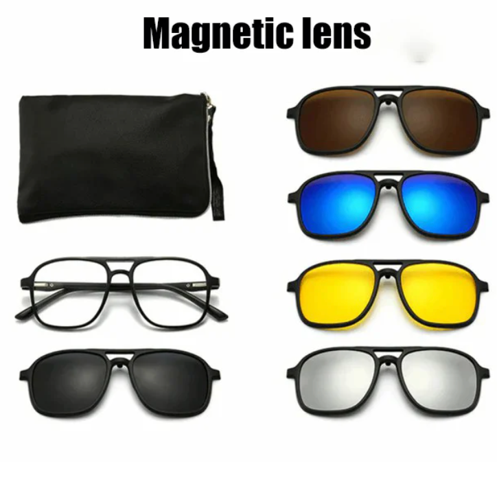 FlexView 6-in-1 | Zonnebril met verwisselbare glazen (1+1 Gratis actie)