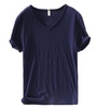 Heren V-hals Linnen Shirt - Luca