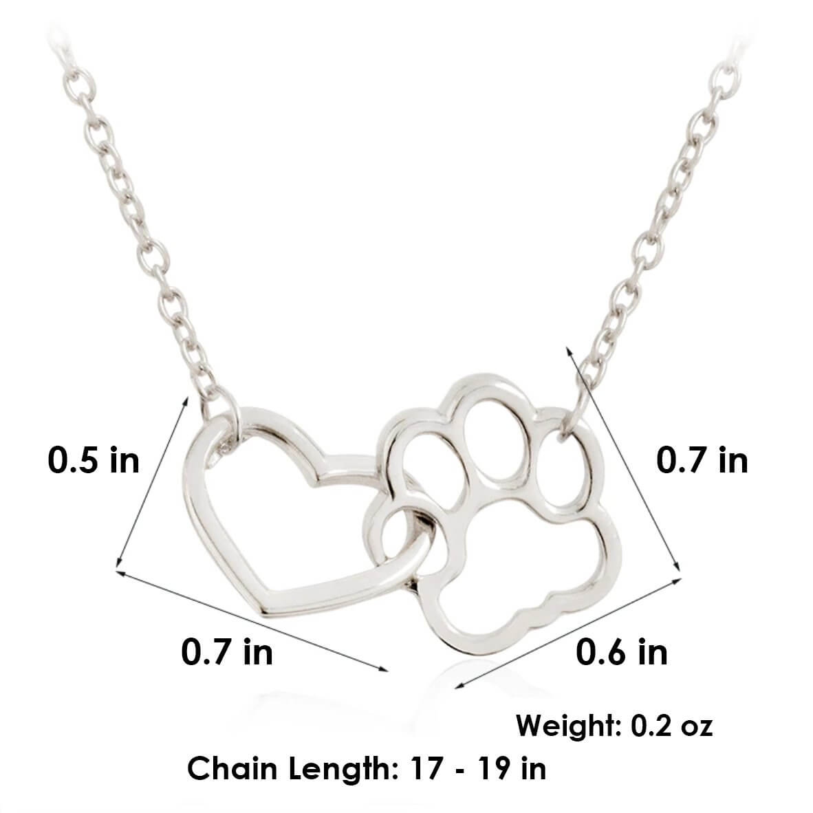 Hartverwarmende Halsketting voor Dierenliefhebbers - PawHeart