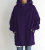 Oversized Dames Hoodie met Rits en Capuchon – Meliora