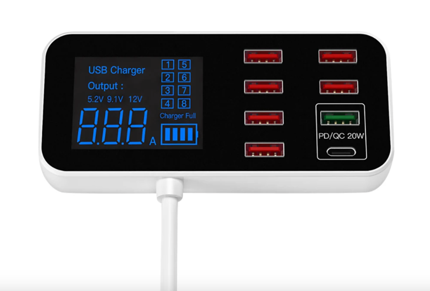 Multi USB Lader | Snelle oplader voor voedingsadapter