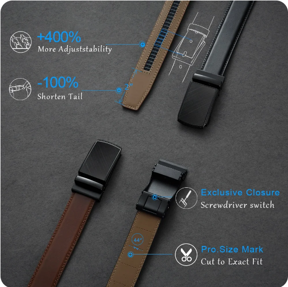 Herenriem met Automatische Gesp - Eleganzio