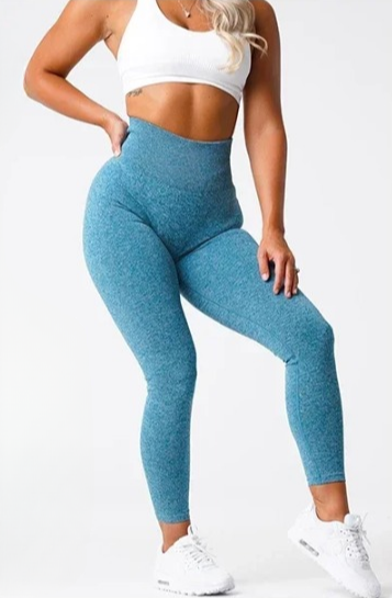 Naadloze Yoga Legging met Stretchband en Perfecte Pasvorm - Freya