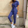 Trendy retro jumpsuit met knoopsluiting - Velia