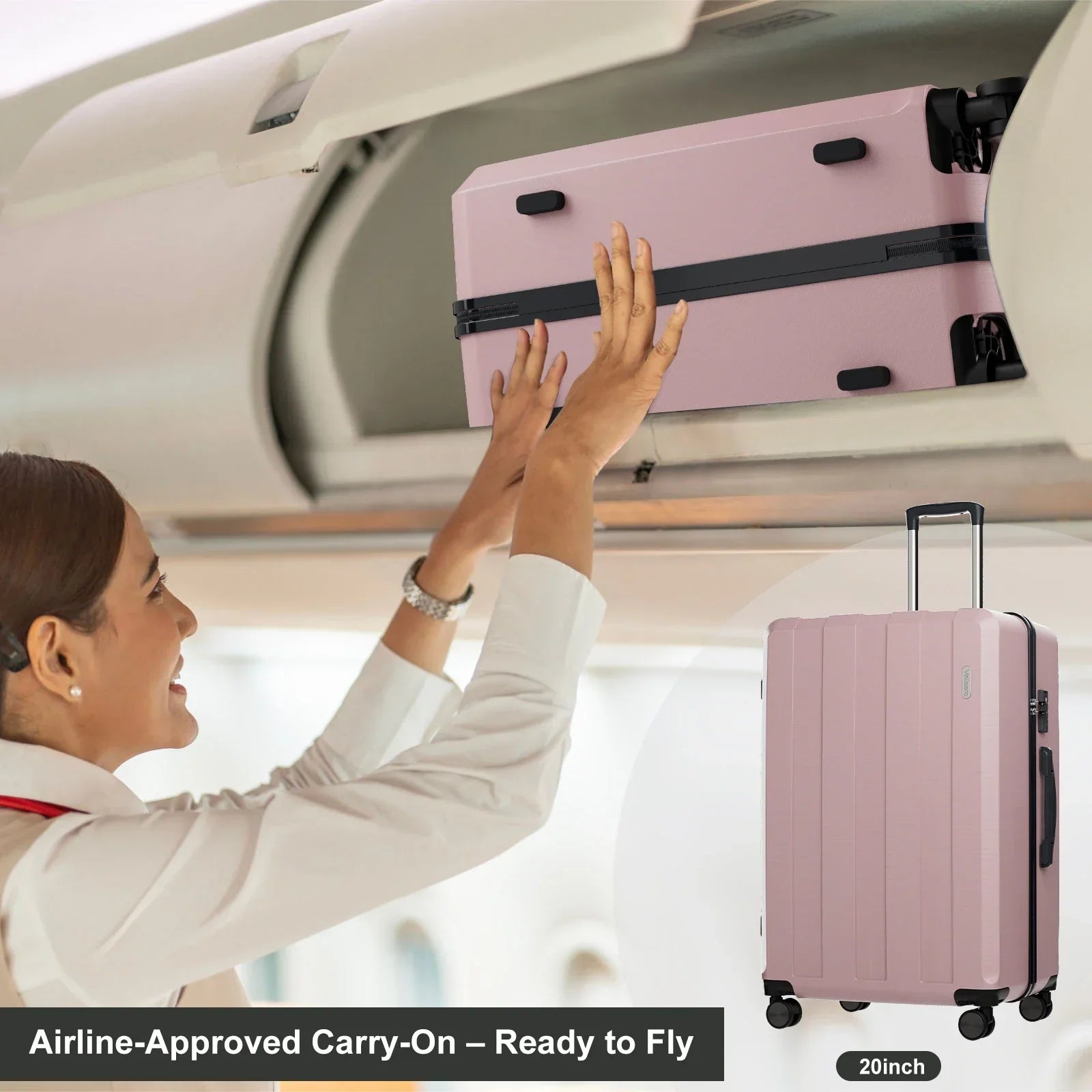 5-in-1 Hardcase Kofferset – Barcelona Explorer