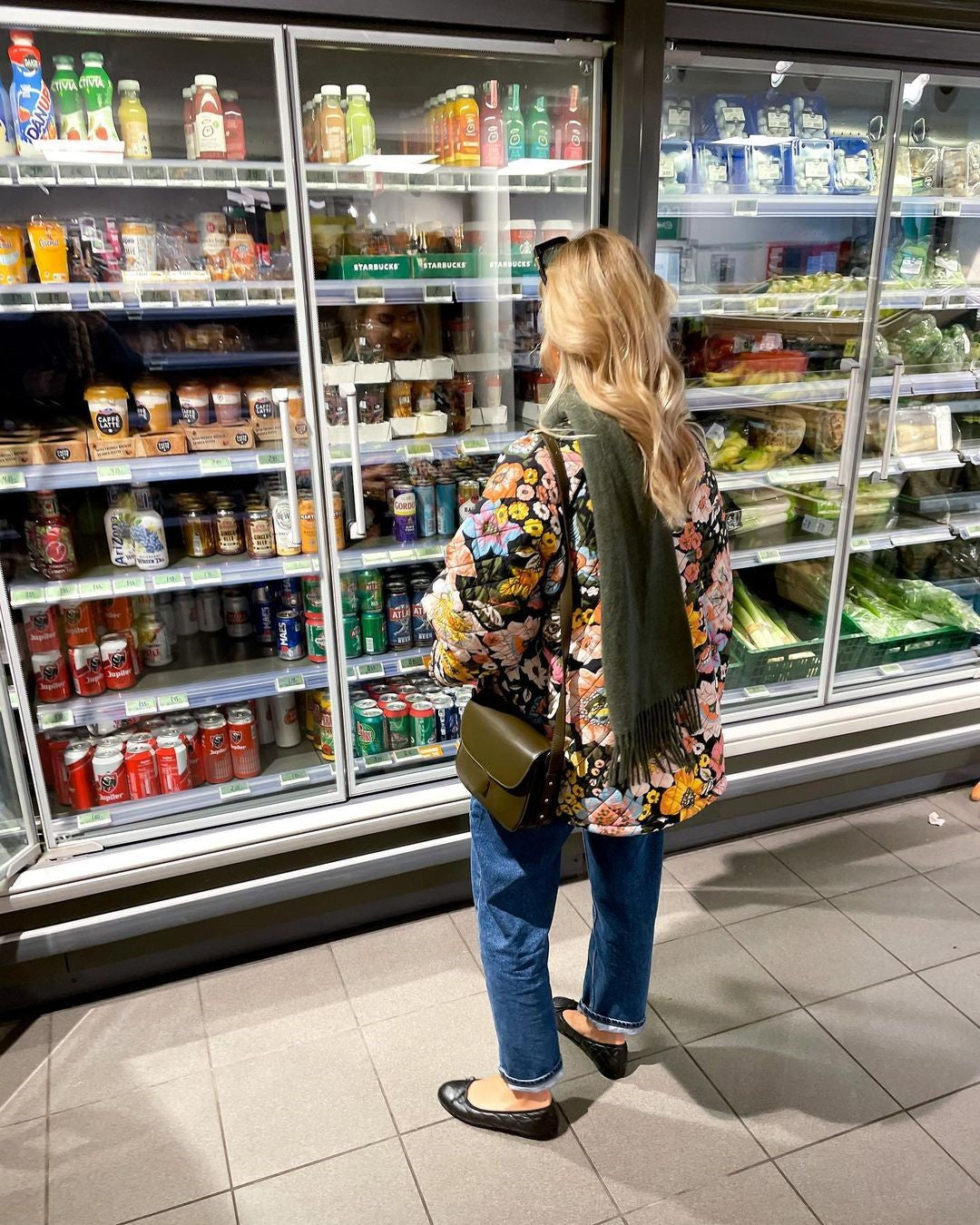 Gevoerde Damesjas met Bloemenprint - Evelyn