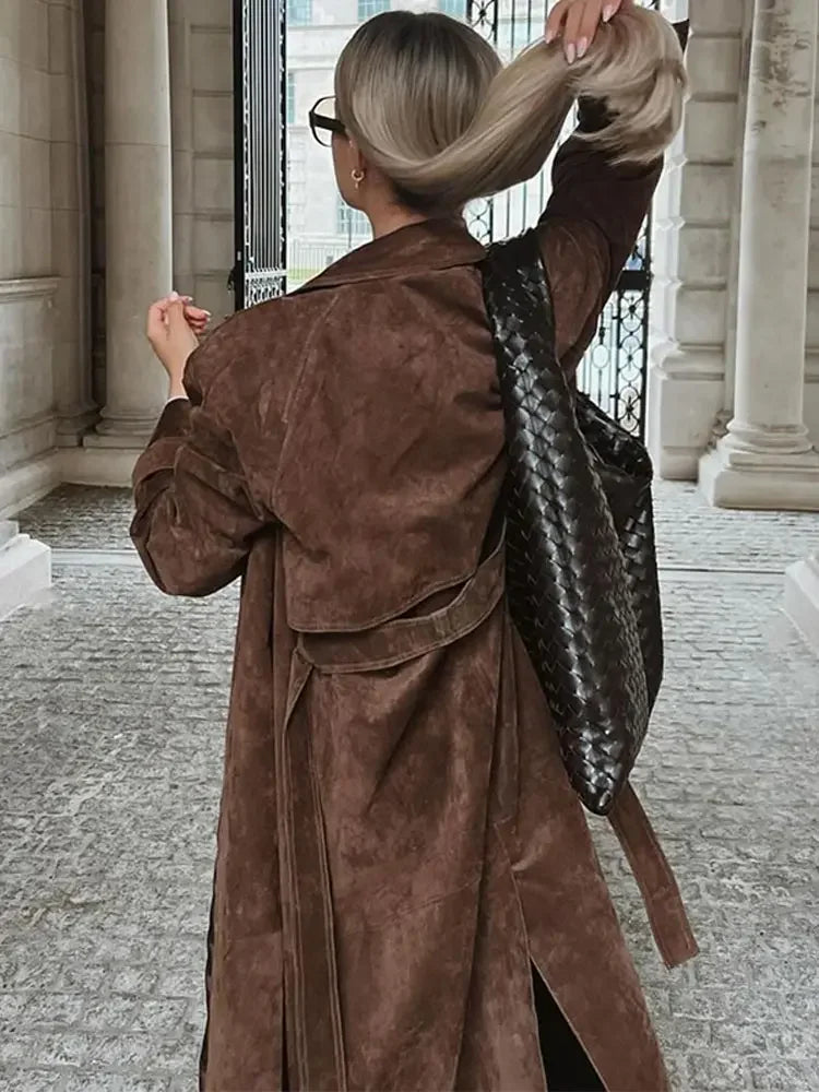 Faux Suede Winterjas voor Dames - Sorina