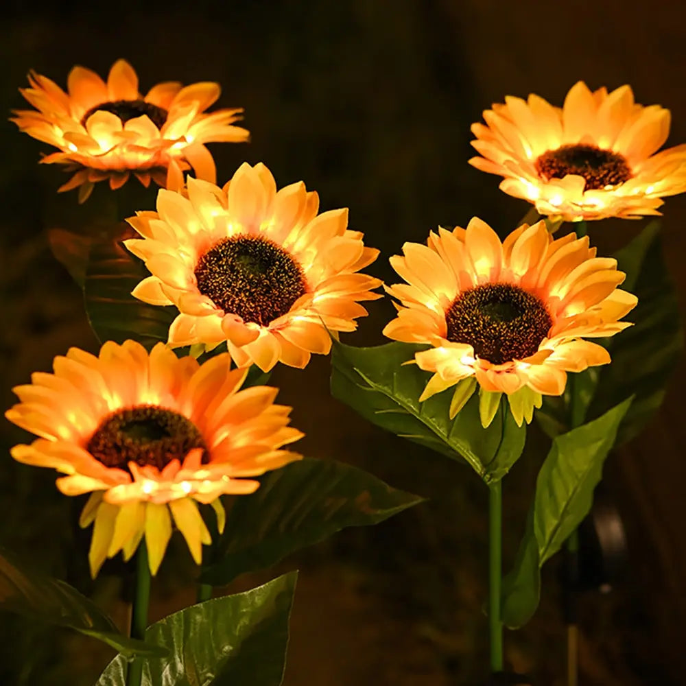 Waterdichte Zonne-energie Zonnebloem Lamp - SolarBloom