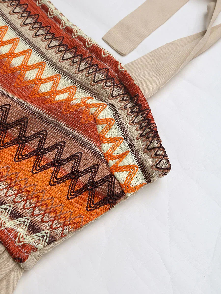 Beige Luchtige & Stijlvolle Midi Jurk - Lina