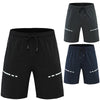 Sportieve & Stijlvolle Slim-Fit Trainingsshorts met Ritszakken – Kian
