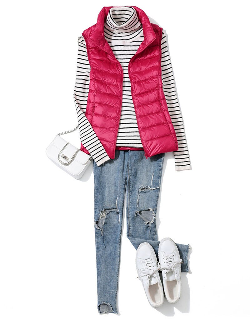 Lichte Gewatteerde Bodywarmer met Vrouwelijke Pasvorm - Juliette