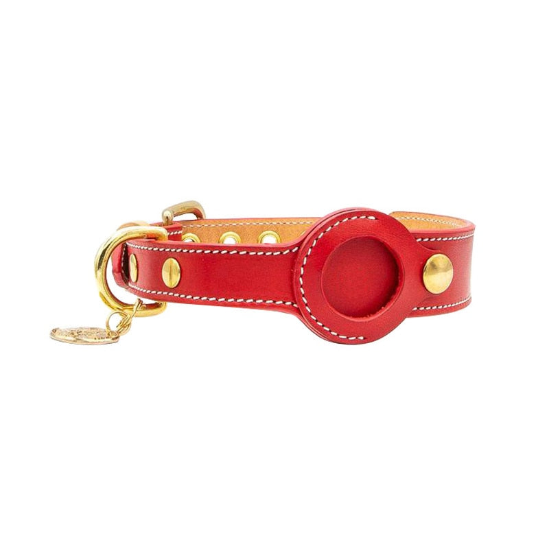 Stijlvolle AirTag Halsband voor Huisdieren - PurrTrack™