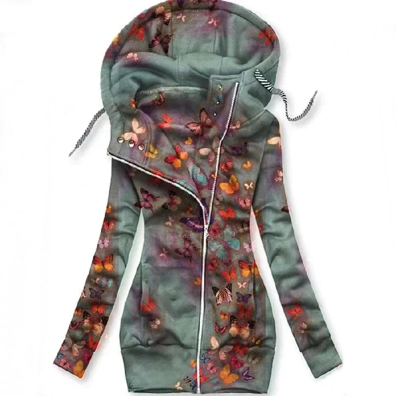 Dames Butterfly Art Cardigan – Alina