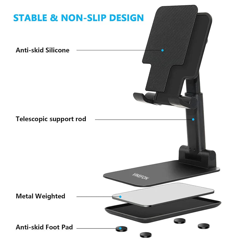 Opvouwbare Telefoon en Tablet Houder - FlexStand