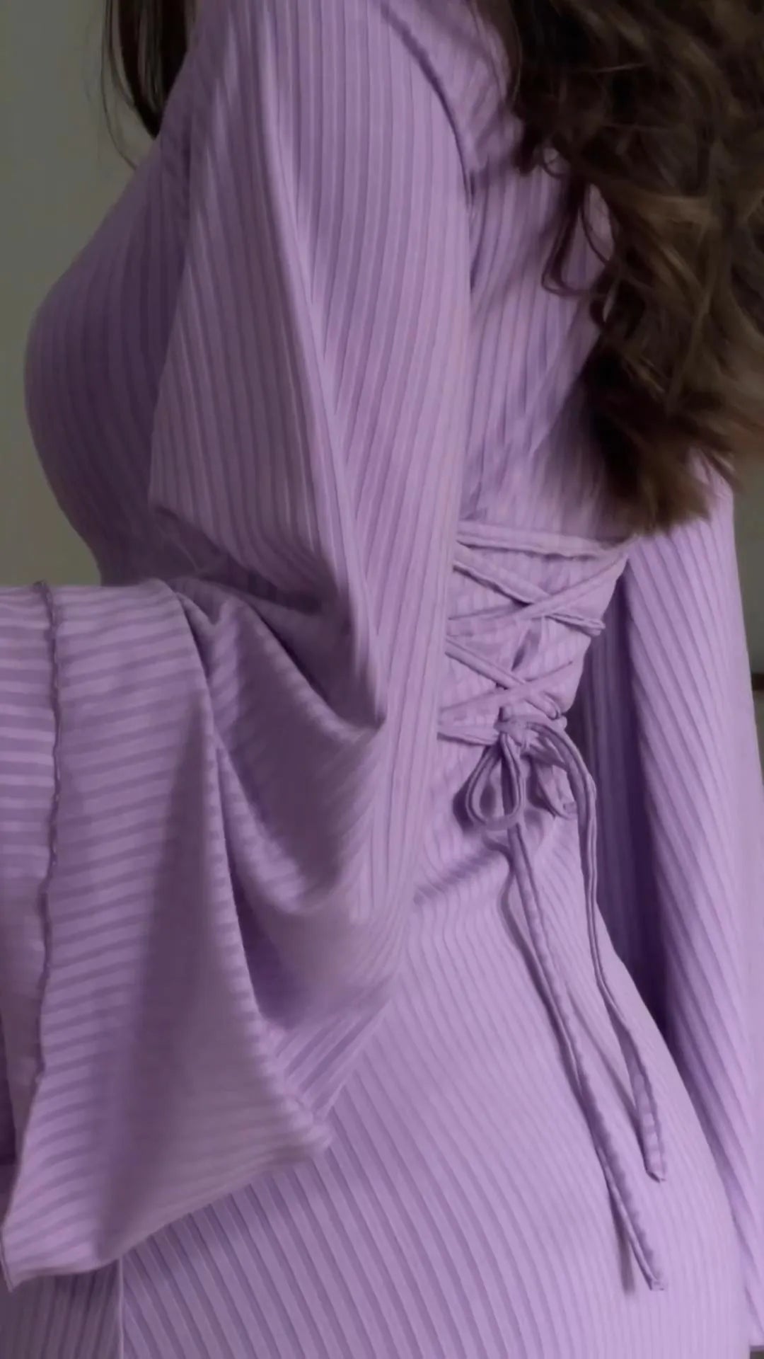 Stijlvolle Bodycon Maxi Jurk met Vetersluiting - Valencia