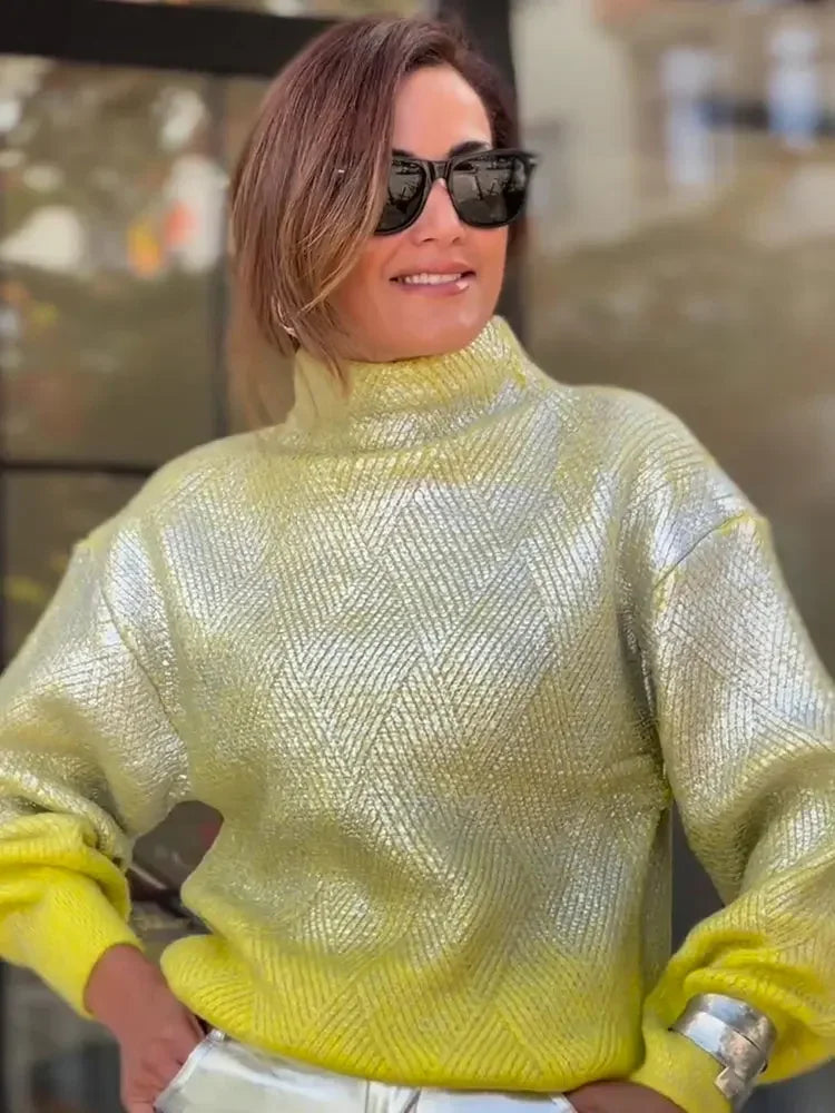 Stijlvolle Gebreide Damestrui met Kleurverloop - Camille