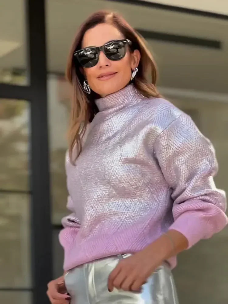 Stijlvolle Gebreide Damestrui met Kleurverloop - Camille