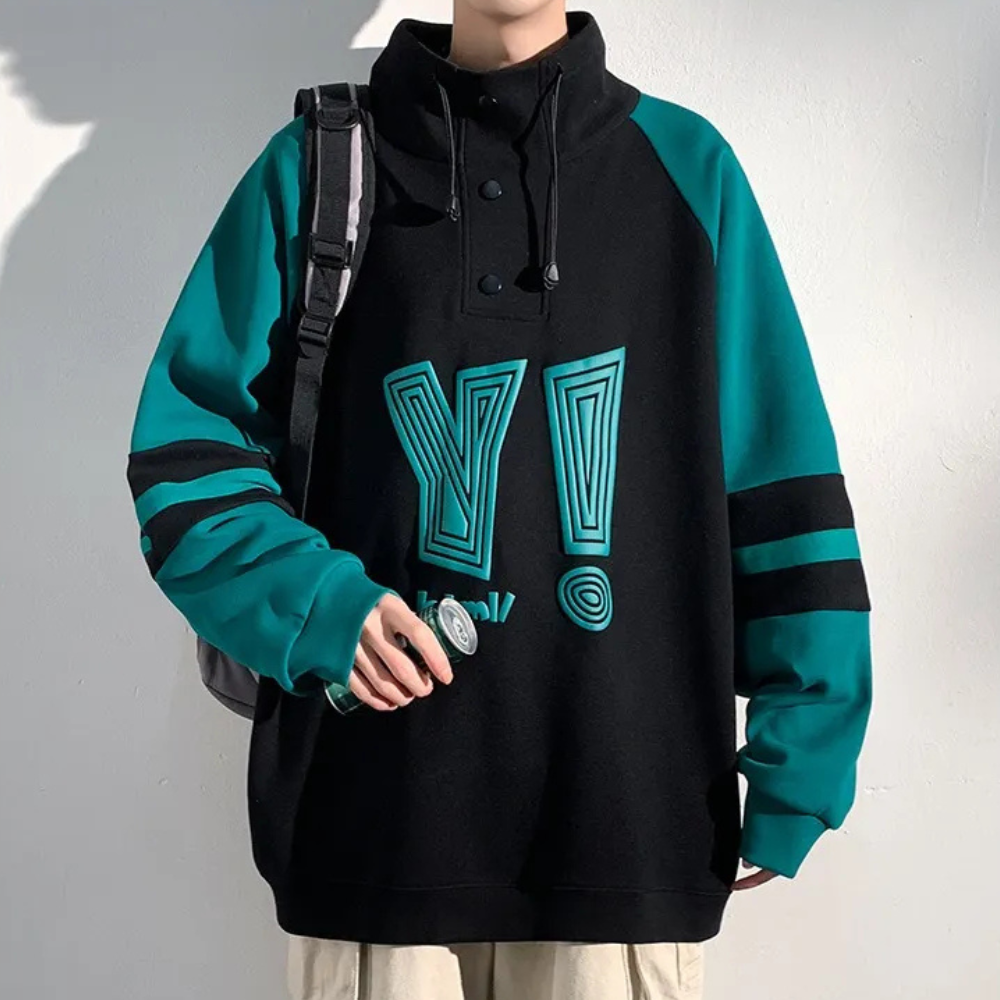 Moderne Trui met Opstaande Kraag voor Heren - Matteo