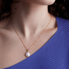 Vintage Gouden Parel Ketting - Lumina