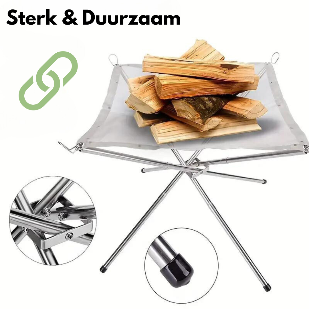 Opvouwbare Kampvuurstandaard - FireFlex