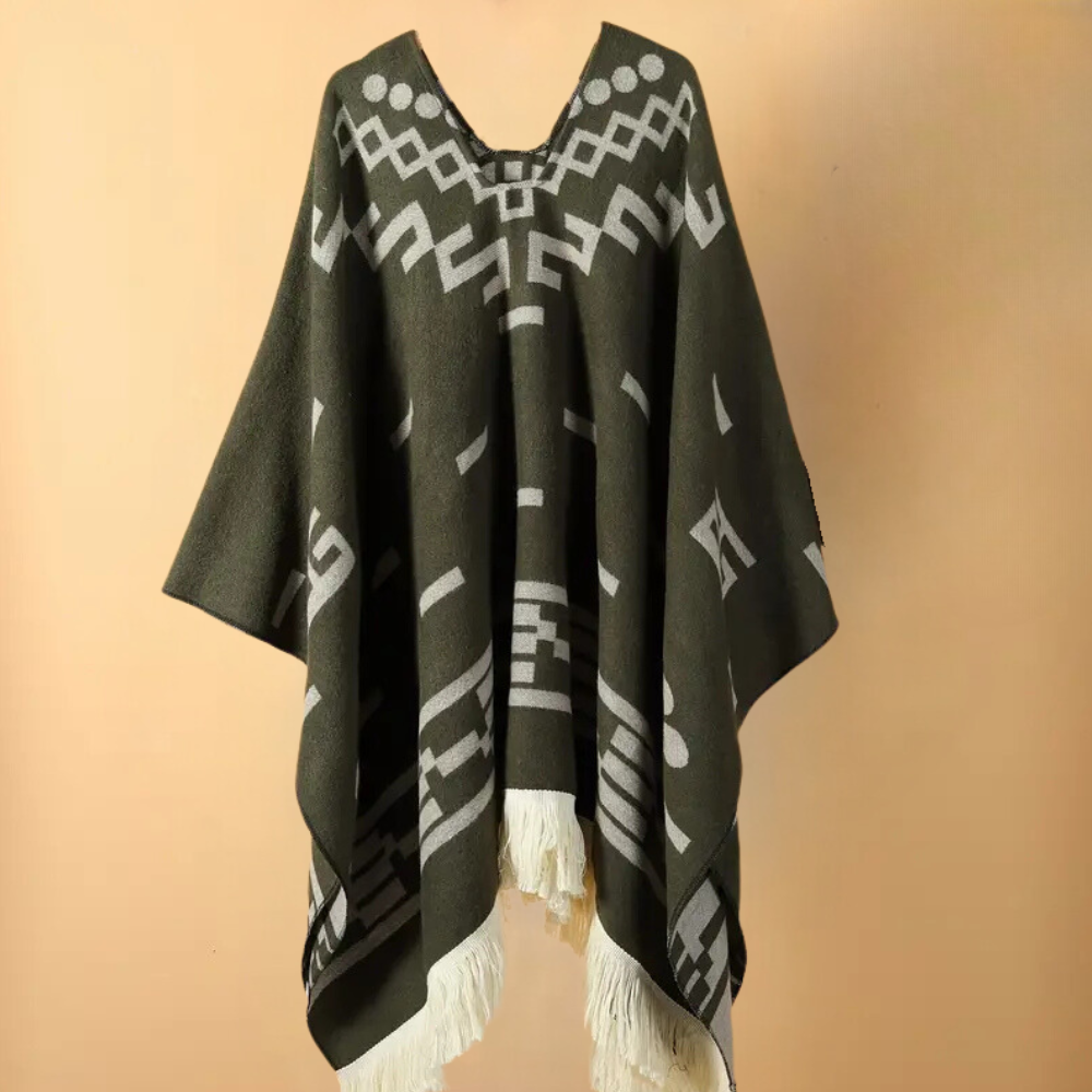 Warme Poncho voor Heren - Kael