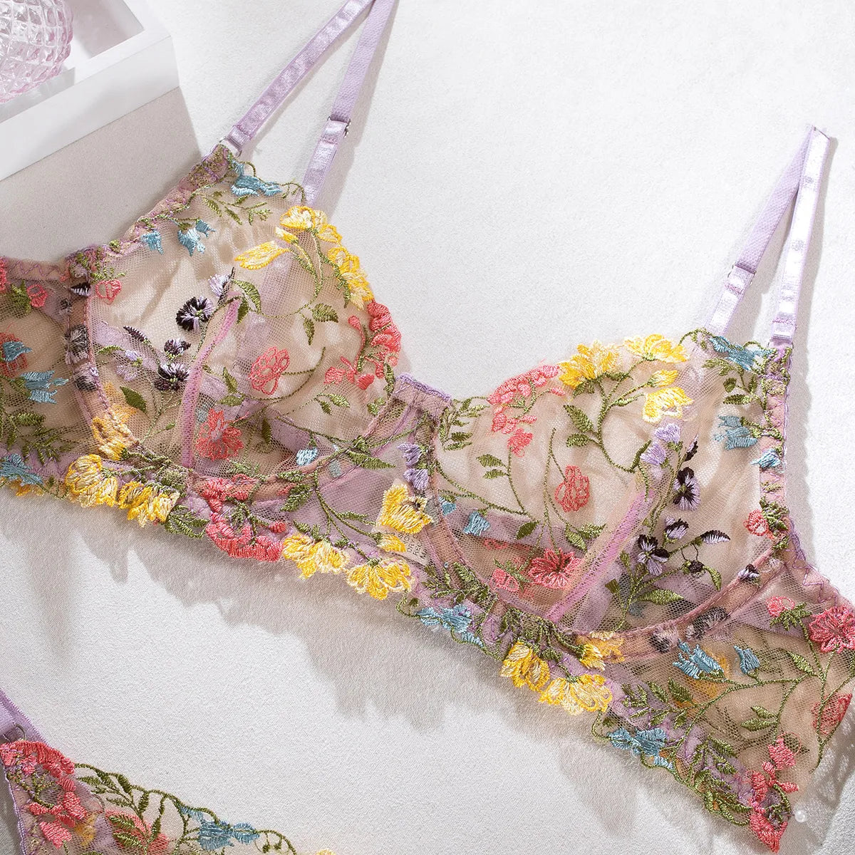 Kanten Lingerie Set | Tweedelig met prachtig borduursel