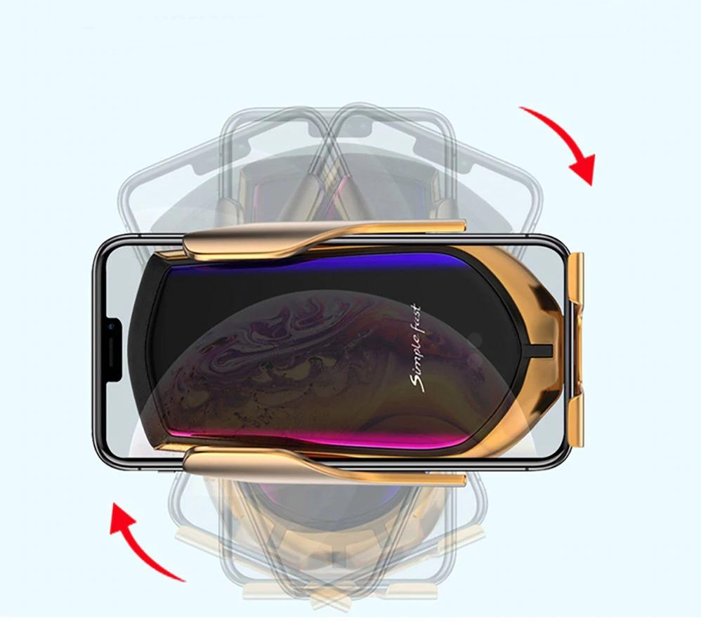 Automatische Telefoonhouder met Draadloze Oplader – GripCharge