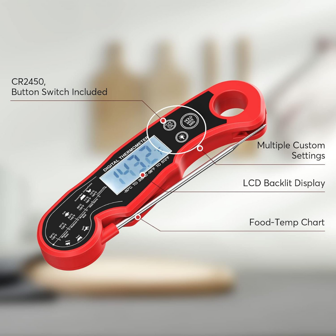 Ultra-snelle Digitale Vleesthermometer – GrillGauge