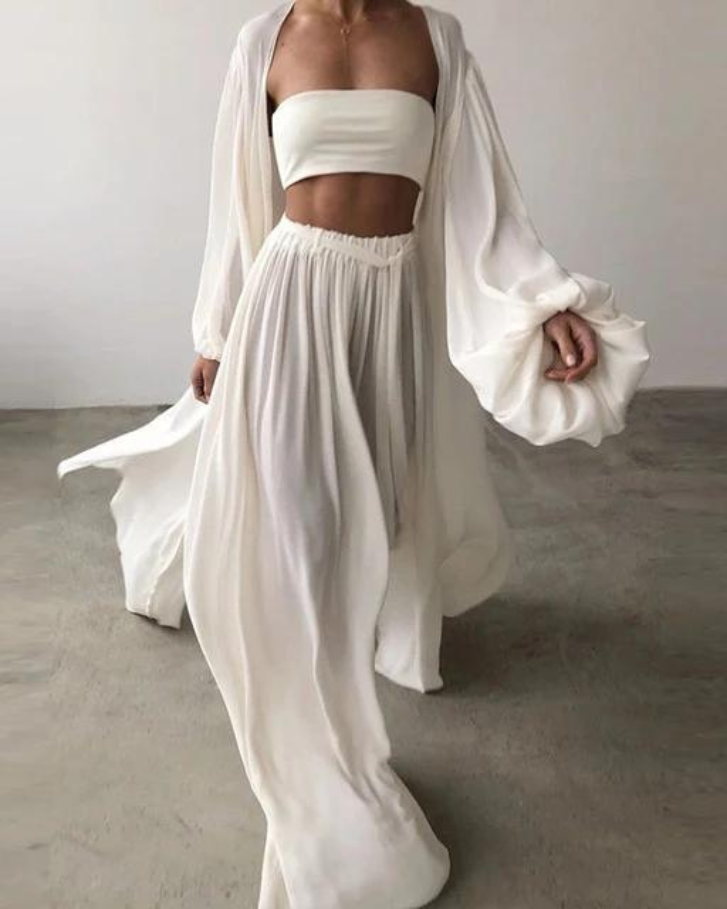 Driedelig zomerkleding katoen dames – Marla