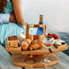 Draagbare Houten Picknickwijntafel - WineNest