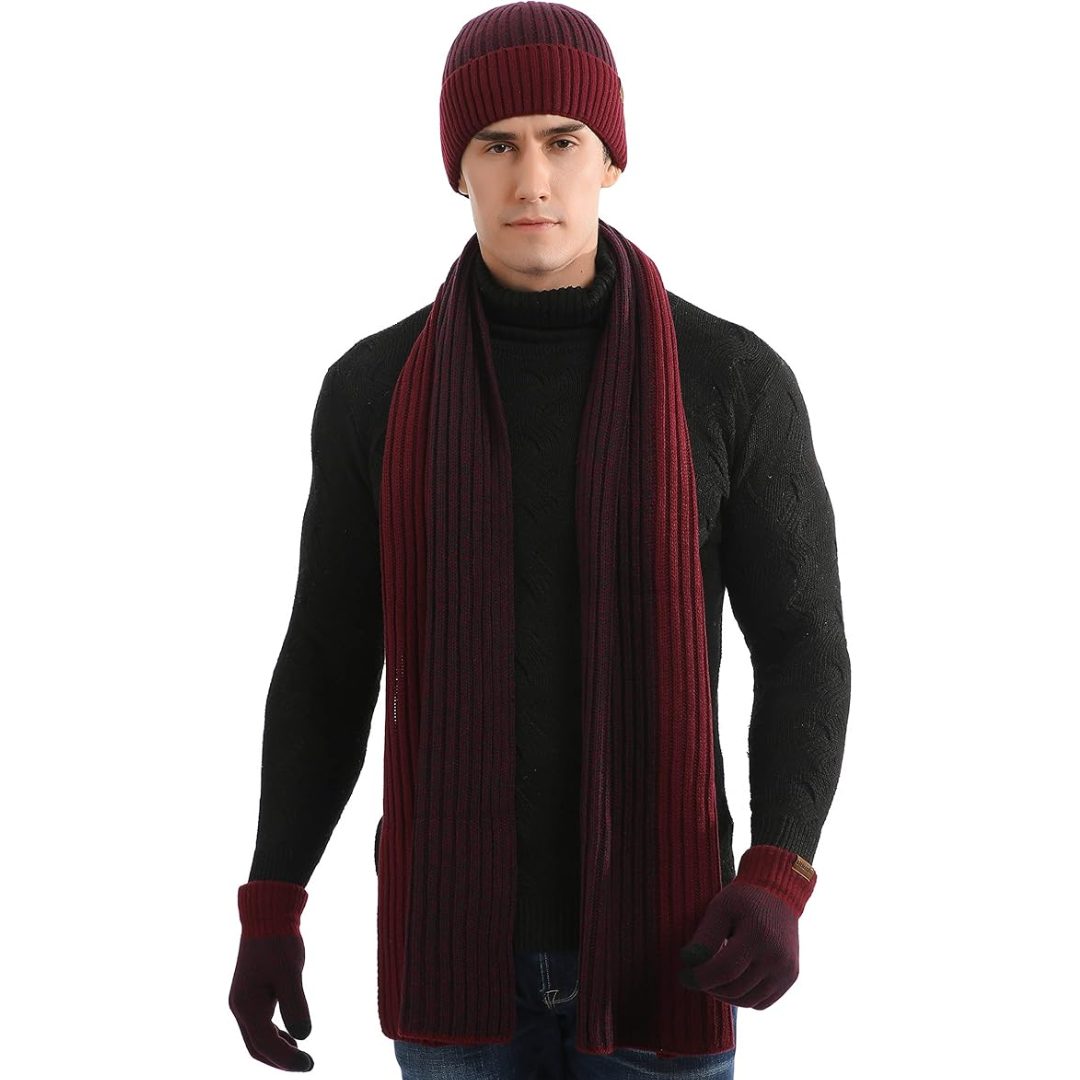 Heren Winter Beanie & Handschoenen Set - Victor