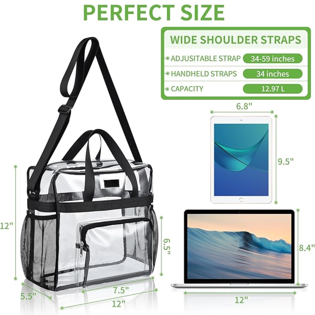 Transparante Tote Bag – CrystalTote